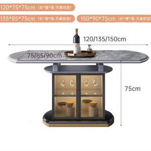 Ensemble de table à manger adapté aux restaurants d'hôtel, avec fonction rétractable, pouvant accueillir des tables à manger modernes et luxueuses - Product Image 6