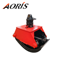Accessoire d'excavatrice pour excavatrice de 3 à 5 tonnes, grappin hydraulique rotatif pour grumes de bois