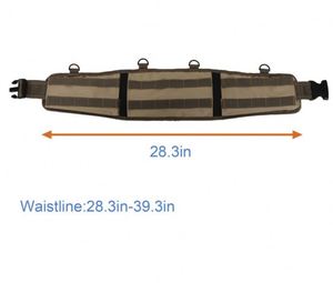 Cinturón Táctico de Muestra Gratuita, Cinturón de Combate Ligero para Seguridad en Exteriores, Cinturón Acolchado de Alta Resistencia - Product Image 3