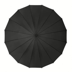 Paraguas Resistente al Viento de Color Sólido con Mango Largo para Uso en Exteriores, Producto para el Hogar Personalizable - Product Image 2