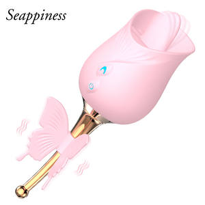 振動マッサージ膣プッシーシミュレーション舌舐め吸うオーラルミニバイブレーター女性のための大人のおもちゃ - Product Image 2