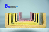 Profil de canal en fibre de verre C haute résistance/canal frp pour échelles d'escaliers/formes structurelles en fibre de verre