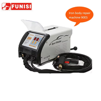 Machine à tirer les bosses FUNISI F90ES+6100 avec kit d'outils de réparation de carrosserie automobile en aluminium, fer et acier