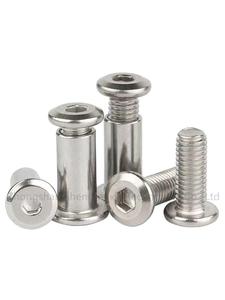 Vis de fixation pour meubles de haute qualité, boulons à <span class=keywords><strong>tête</strong></span> plate, douille hexagonale, <span class=keywords><strong>écrou</strong></span> à barillet, <span class=keywords><strong>écrou</strong></span> à languette, M4 M6 M8 M12 - Product Image 5