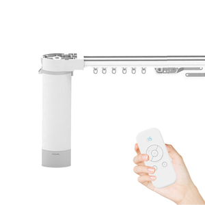 Fournisseur de gros Rail de guidage de rideau en aluminium télécommandé pour bricolage Rail de rideau flexible électrique intelligent pour rideaux d'intérieur - Product Image 1