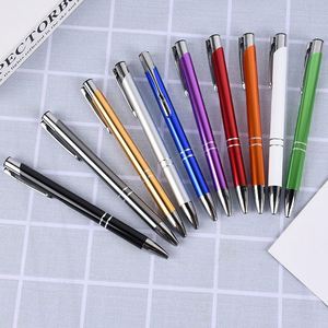 Creative <b>Retractable</b> Metal Ballpoint Aluminum Barrel Laser Logo for Student Advertising Stationery Gift Promotional <b>Pen</b> - Product Image 2