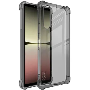 Casing ponsel tersedia Logo untuk Sony Xperia 1 IV imak, casing ponsel TPU kantung udara tahan guncangan lengkap dengan pelindung layar