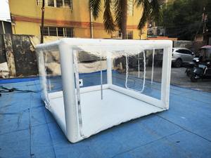 Grand abri de moto en PVC blanc tente de stockage de couverture de hangar fort garage sûr, tente de couverture d'hiver de moto - Product Image 5