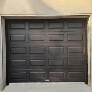 Puertas de Garaje Seccionales de Acero con Apertura Automática de Diseño Moderno, con Acabado en Vidrio Perspectiva <span class=keywords><strong>para</strong></span> Villa - Product Image 2