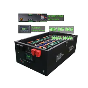 YIXIANG 10kw 15kwh 48V 230Ah 280Ah Lifepo4 Battery Case With 16S 200A BMS Metal Battery Accessories Battery Box Lifepo4