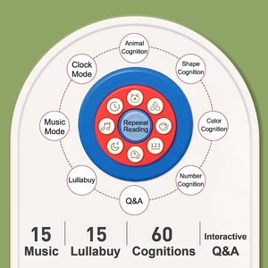 Reloj de aprendizaje Montessori, juguete para niños pequeños, Educación Temprana, reloj de enseñanza cognitiva, máquina de aprendizaje de juguete para niños con luz musical - Product Image 3