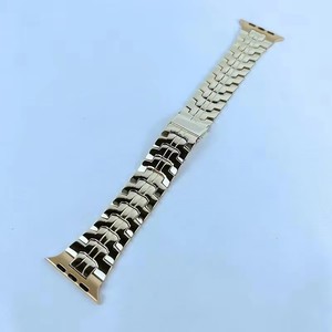 Bracelet de montre Apple Watch en métal, style professionnel, finition brillante, affichant un style professionnel avancé, bracelet pour Iwatch - Product Image 4