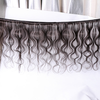 Tissage en lot Body Wave naturel brésilien 8A noir naturel — ali queen, extensions de cheveux 100% non traités, 8-30 pouces, 3 pièces/paquet