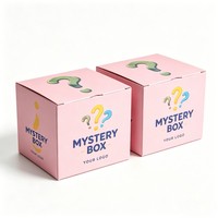 Vente en gros de boîtes roses pour bébés, emballages de jouets, boîtes surprise, boîtes cadeaux personnalisées en papier