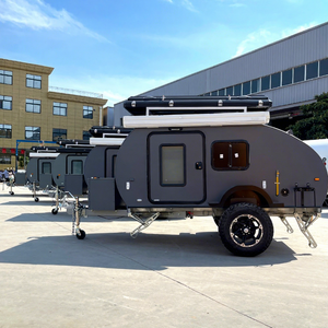 Fabricantes de Caravanas Teardrop ONLYWE <span class=keywords><strong>Remolque</strong></span> de Acampada para Viaje Todoterreno Caravana Teardrop Off Road - Product Image 1