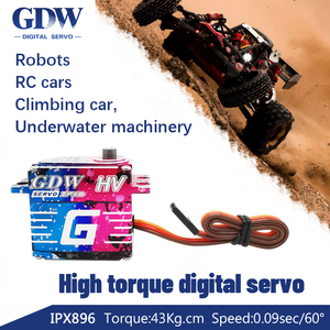 GDW IPX896 Shark 43KG Servomoteur numérique brushless étanche à couple élevé pour modèles de voitures d'escalade industrielles et moteurs de plongée - Product Image 3