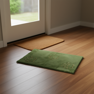 Tapis de sol pour animaux Dirty Dog, 60 x 30 x 2 pouces, tapis pour animaux de compagnie de qualité supérieure, couleur sauge, rectangulaire, textile, toutes saisons - Product Image 2