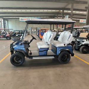 Voiturette de golf électrique 6 places à prix d'usine avec batterie 72V, vitesse 30-50 km/h, véhicule électrique à vitesse réglable pour parc, hôtel - Product Image 2
