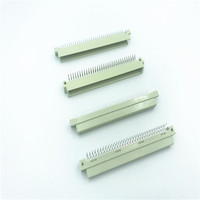 Connecteur Européen 2*32P 264 DIN 41612, 2 Rangées (AB), Femelle à Angle Droit, Mâle Droit