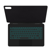 Casing Keyboard Trackpad Magnetik Lepas Pasang Model Buku dengan Lampu Latar untuk Samsung Galaxy Tab S11 S10 S9 FE Ultra 14.6 11 10.9 13