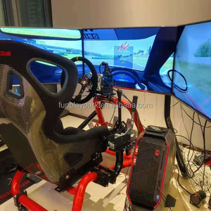 F1 xe mô phỏng VR thực ảo xe đua trò chơi Arcade Máy 6doof chuyển động mô phỏng ps5 lái xe mô phỏng 3 màn hình lái xe - Product Image 4