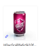 Affichage LED personnalisé en couleur pleine, flexible et incurvé en forme de canette et de bouteille de bière, solution publicitaire commerciale de haute qualité - Product Image 4