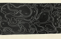 Tapis de souris en caoutchouc de haute qualité avec un magnifique paysage de style chinois à l'encre de soie ; un accessoire d'ordinateur élégant et adapté