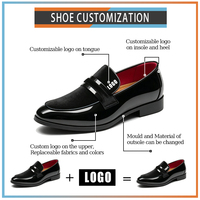2026 Herren Luxus Business Schwarze Slip-On Anzugschuhe Klassische Formelle Schwarze Leder-Slip-On-Schuhe für Geschäftsanlässe