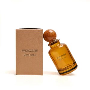 Nhà Máy Giá 30ml 50ml 100ml Rỗng rõ ràng hổ phách chai nước hoa với phun có nắp đậy và đóng gói - Product Image 1