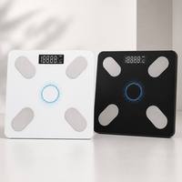 Báscula de Baño Electrónica Profesional, 180 kg, Pantalla Digital Inteligente, Sensor de Alta Precisión, Vidrio de 4 mm, para el Hogar