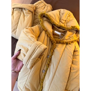 Pyjama d'hiver pour femmes de haute qualité, taille plus, en coton rembourré, couleur unie, ensemble de vêtements de détente épaissi, à capuche, portable à l'extérieur - Product Image 4