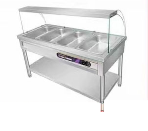 Calentador de alimentos eléctrico de acero inoxidable personalizado VICTORY Bain Marie para mostrador de comida caliente para hoteles y restaurantes en Indonesia - Product Image 2