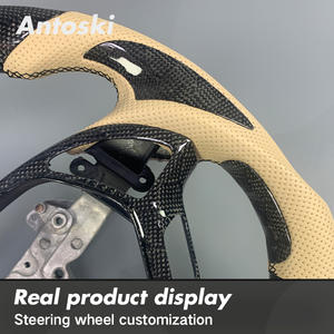 <span class=keywords><strong>Volant</strong></span> de direction en fibre de carbone véritable personnalisé pour l'intérieur de la voiture, pour Infiniti G37 <span class=keywords><strong>G25</strong></span> G35 QX50 QX60 QX70, style sport - Product Image 4
