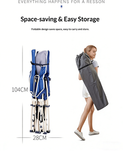 Lit de <span class=keywords><strong>camping</strong></span> pliable portable, lit de couchage léger pour l'extérieur, utilisation multi-scènes pour le <span class=keywords><strong>camping</strong></span>, la plage, le jardin et la sieste au bureau - Product Image 5