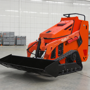 Penjualan pabrik Tiongkok penggiling kemudi selip roda Mini muatan diesel 5 Euro multifungsi kecil dengan rel - Product Image 5