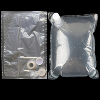Sacs transparents dans la boîte pochette bec bouchon à vis sac à eau 5L 10L 20L BIB pochette sac en plastique avec Valve