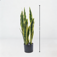 Vente en gros usine – Plante artificielle Sansevieria Trifasciata (Serpentine) de marque, en PE, couleur verte, pour jardin intérieur/extérieur
