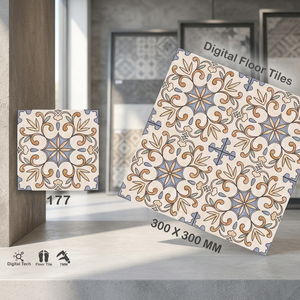 Marque indienne Vistaar 30x30cm nouveauté céramique numérique imprimé carreaux de sol émaillés 12x12 pour sol de bâtiment hospitalier à domicile - Product Image 5