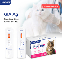 Bandelettes de test vétérinaire GIA Ag – Test rapide de détection de l'antigène Giardia pour le diagnostic de la diarrhée chez le chien et le chat – Prix OEM pour cliniques vétérinaires