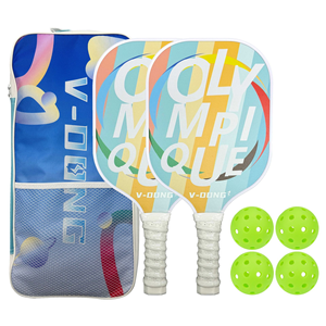 Raquette de pickleball en fibre de verre très vendue, ensemble amélioré et épaissi, pour débutants, design esthétique - Product Image 1