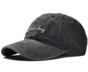 Bad Hair Day ricamo lavato Baseball uomo donna berretto classico Baseball Outdoor cappello 6 pannello uomo cappello - Product Image 4