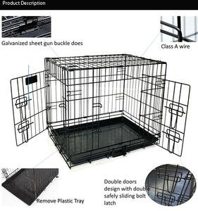 กรงสัตว์เลี้ยงทำจากโลหะแข็งแรงสำหรับบ้านสุนัข24นิ้ว30นิ้ว36นิ้ว42นิ้วและ48นิ้ว - Product Image 5