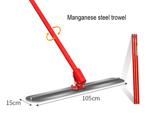 Règle de finition de grattage et de nivellement manuelle à pousser et à tirer pour la grande truelle en béton - Product Image 5