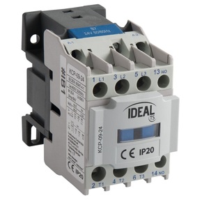 คอนแทคเตอร์ไฟฟ้า Ideal Kcp 24V AC 9A 3P 1NO IP20 - Product Image 1