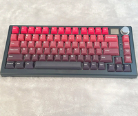 Kablosuz BT XJ80 ekran mekanik klavyeler için WIN/MAC BT/2.4G/tip-c 5000mA pil conta Hot Swap klavye