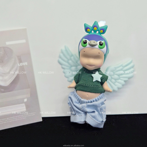 Cool Girl Outfit for Sonny Angel New Outfit Decoration and <b>Display</b> Doll Clothes Top & Pants with Wings set Wholesales - Product Image 4