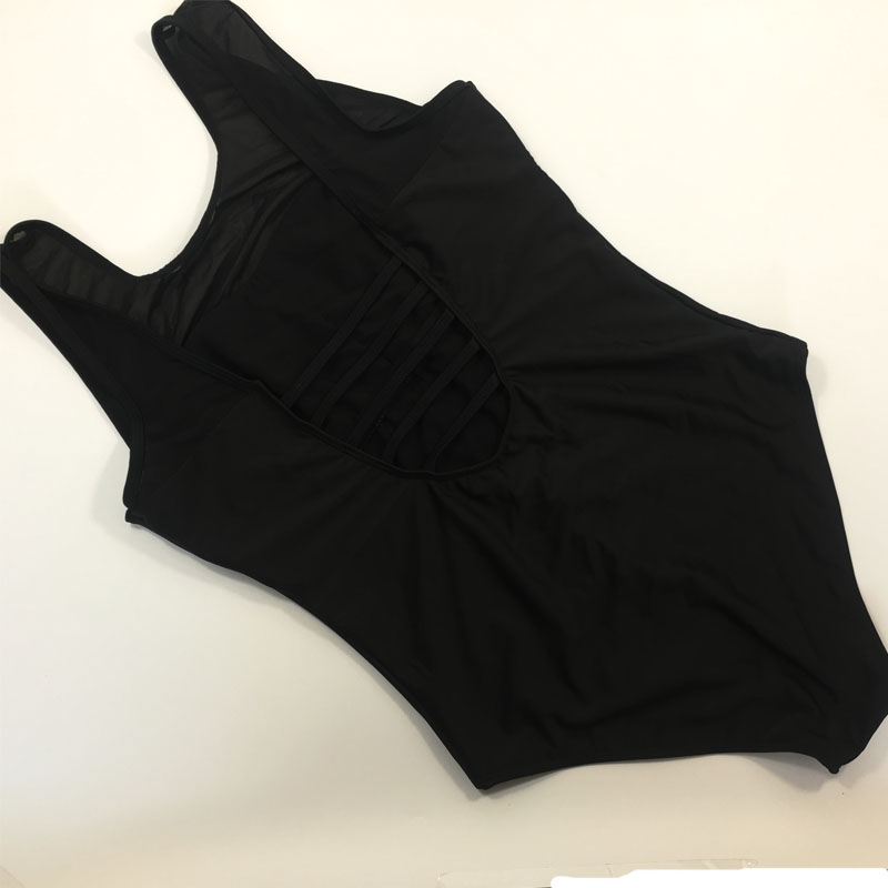 One-piece swimsuit solid black swimsuit custom swimwear sexy bikini 2022