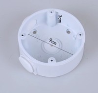 Accessoires de surveillance en aluminium Boîte de plafond en dôme pour câble caché Support de boîte de jonction pour le marché du Moyen-Orient et du Sud-Est