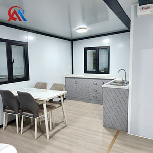 Лидер продаж: 20-футовый расширяемый контейнерный дом с двойными крыльями, устойчивый к коррозии, с прочным стальным каркасом, современный модульный апартамент для торговых центров - Product Image 4