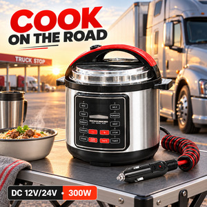 <span class=keywords><strong>Olla</strong></span> <span class=keywords><strong>a</strong></span> Presión Eléctrica Portátil de 12v CC, Alimentada por Baterí<span class=keywords><strong>a</strong></span> de 300w, para Camiones, Autocaravanas y Camping, Proveedor OEM/ODM para Distribuidores de Piezas de Camiones - Product Image 1